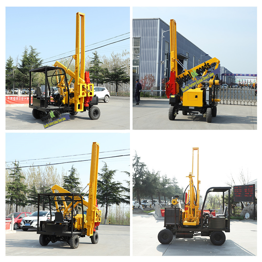 HWH420 Portable driver solar piling machine