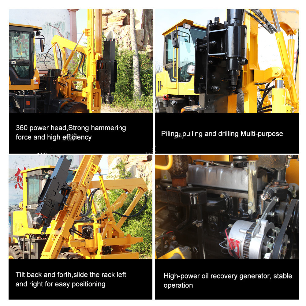 Vibratory Sheet Pile Driver / Excavator Hydraulic Vibro Hammer