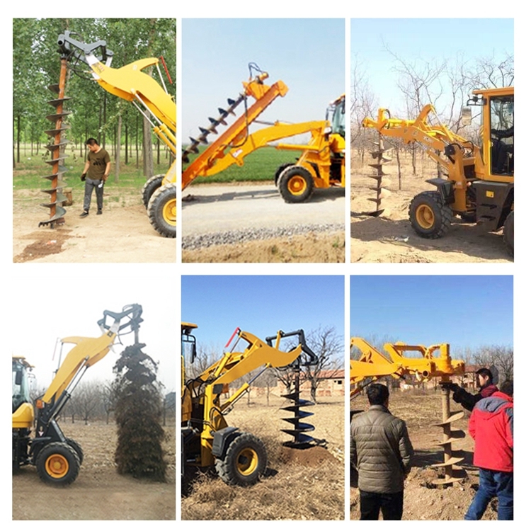 HW936X Wheeled loader Borehole Drilling Pile Driver Machine