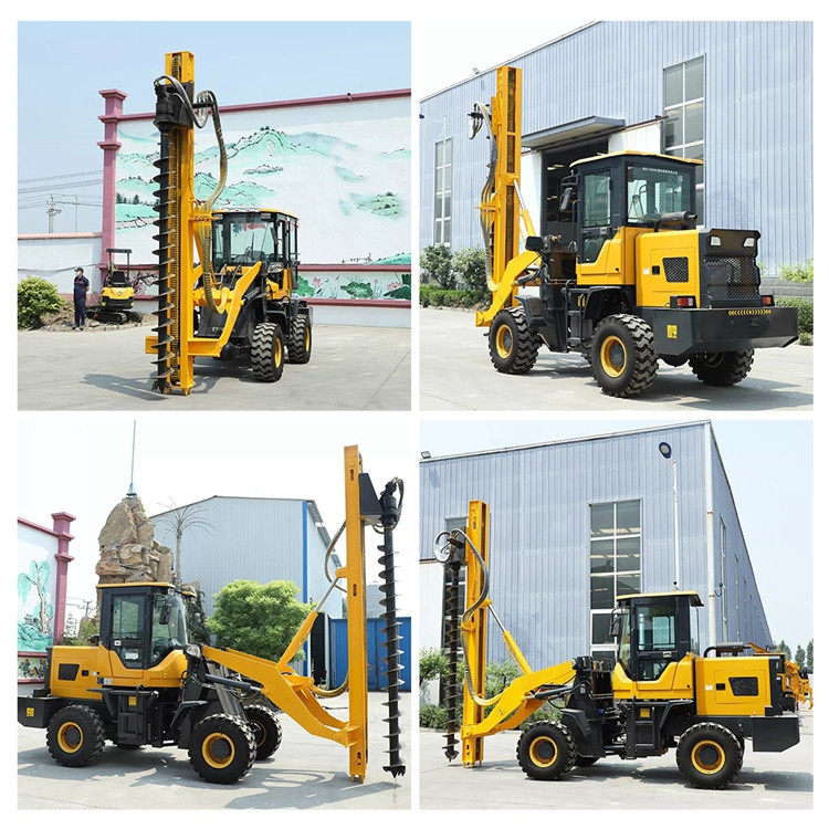 HW936X Wheeled loader Borehole Drilling Pile Driver Machine