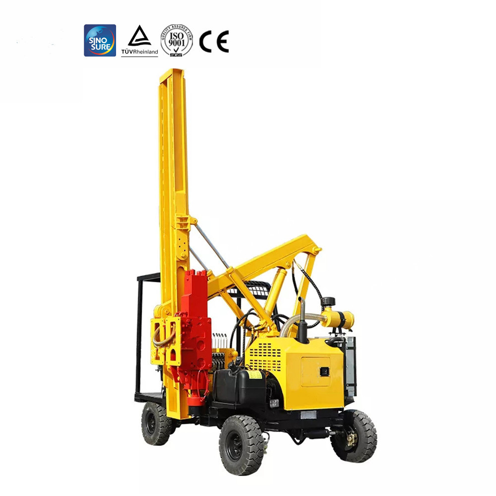 HWH420 Portable driver solar piling machine