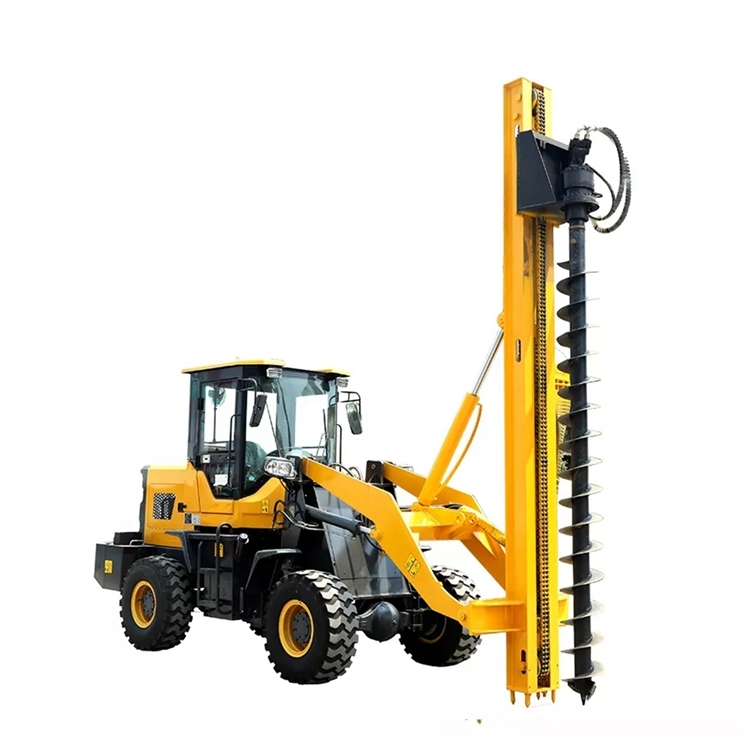 HW936X Wheeled loader Borehole Drilling Pile Driver Machine