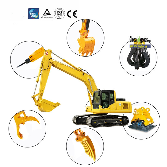 HW220 22ton Mini rubber track excavator