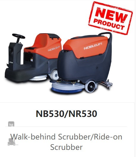 NB530 Walk-behind Scrubber / NR530 Ride-on Scrubber
