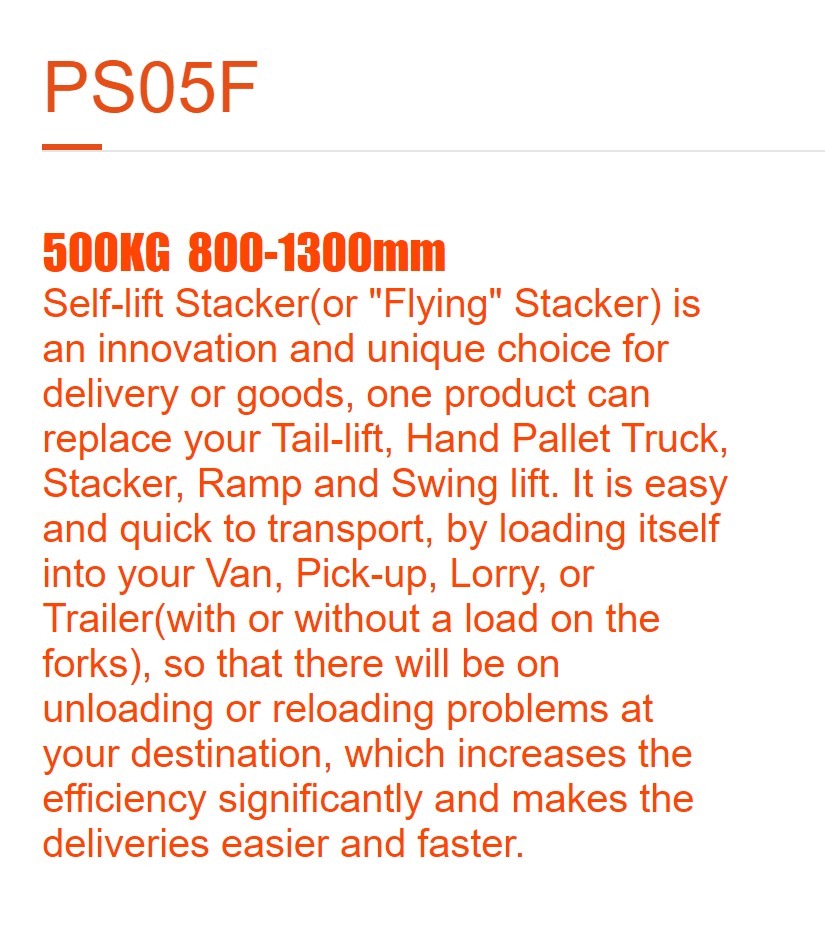 PS05F Electric Stacker