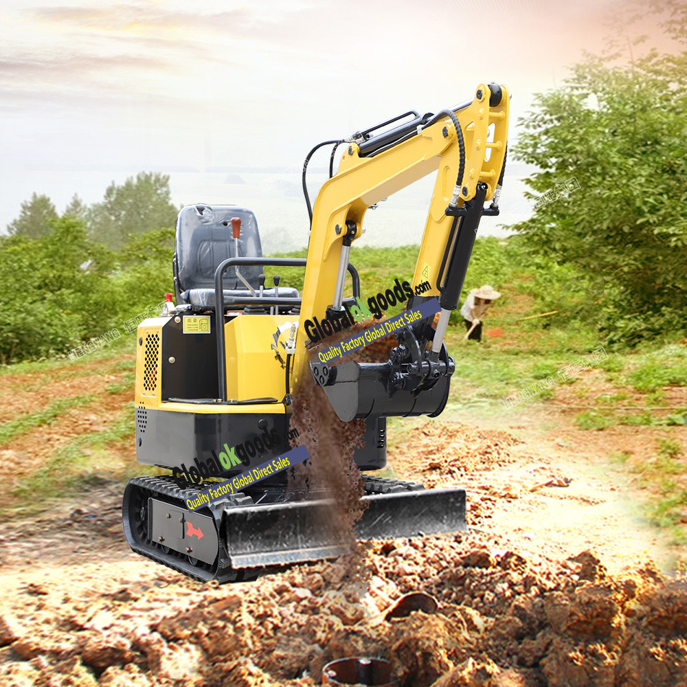 Mini crawler excavator 1 ton