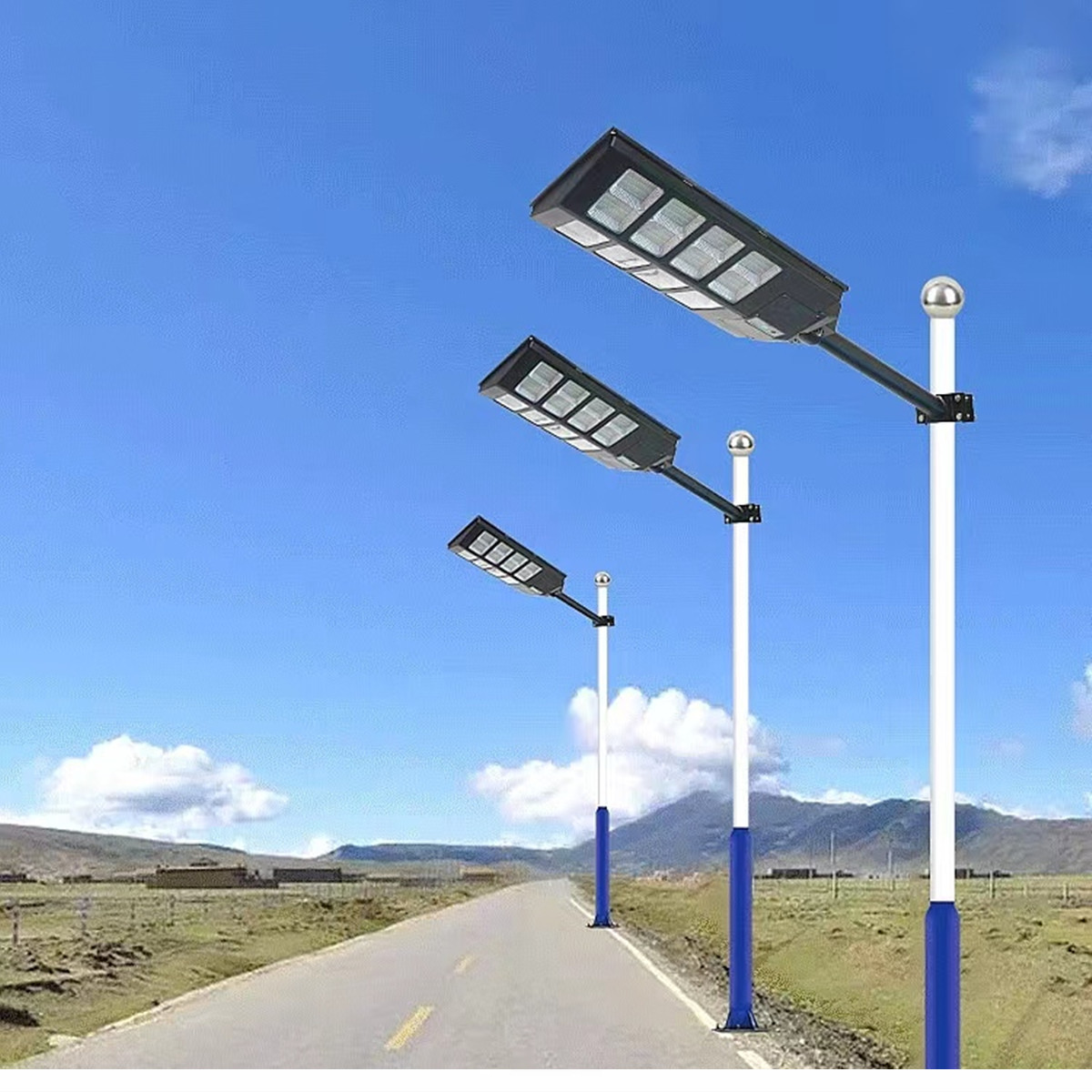 IP65 outdoor waterproof all in one LED solar street light garden light