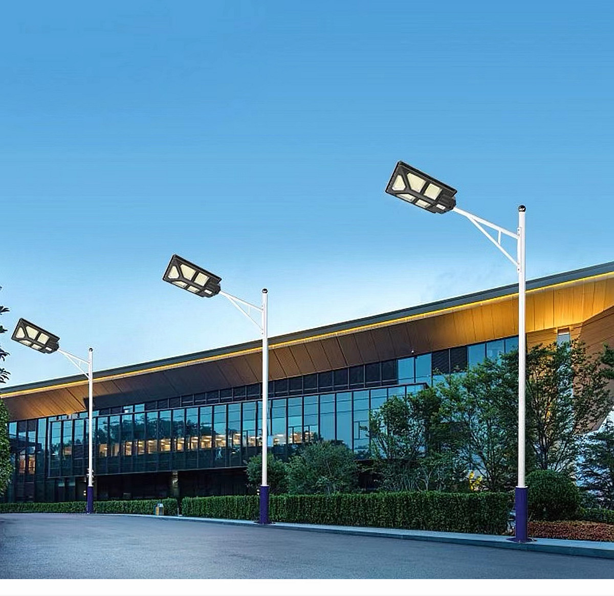 IP65 outdoor waterproof LED solar street lamp, garden lamp, square street lamp
