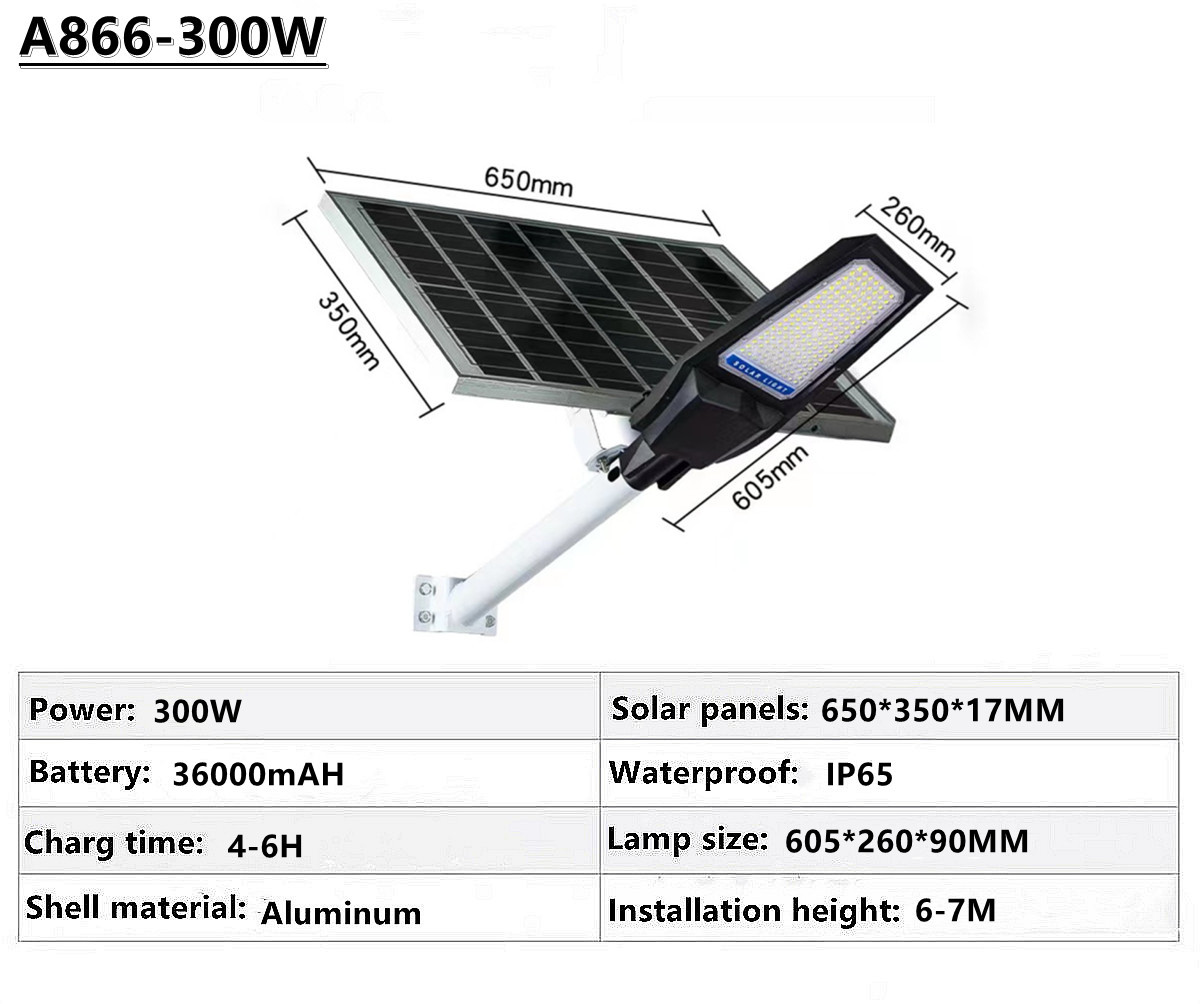 IP65 outdoor waterproof solar street lamp solar garden lamp square street lamp