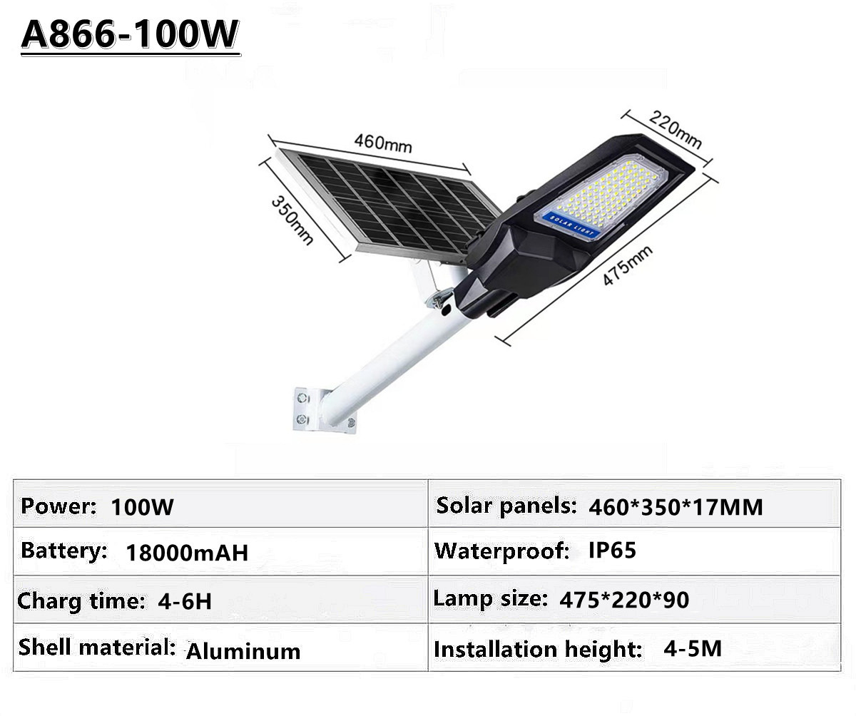 IP65 outdoor waterproof solar street lamp solar garden lamp square street lamp