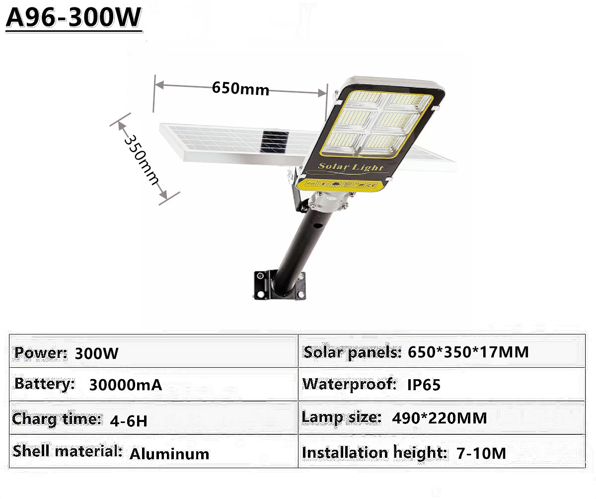 IP65 outdoor waterproof solar street lamp solar garden lamp square street lamp