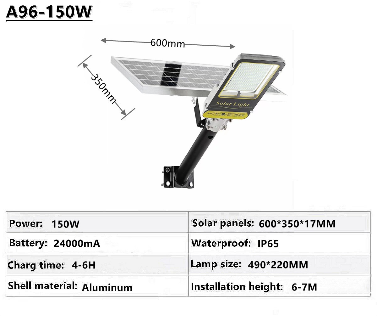 IP65 outdoor waterproof solar street lamp solar garden lamp square street lamp