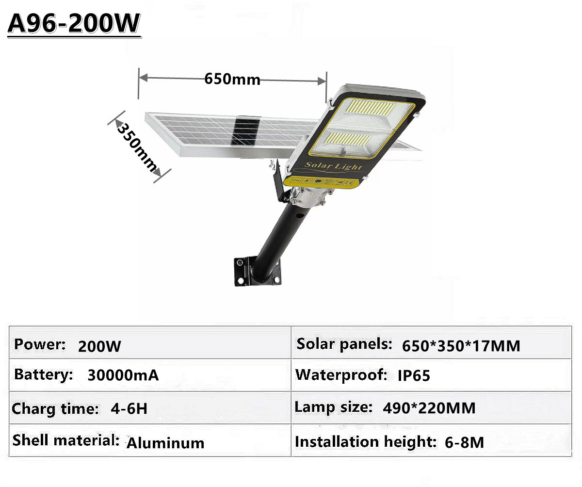 IP65 outdoor waterproof solar street lamp solar garden lamp square street lamp
