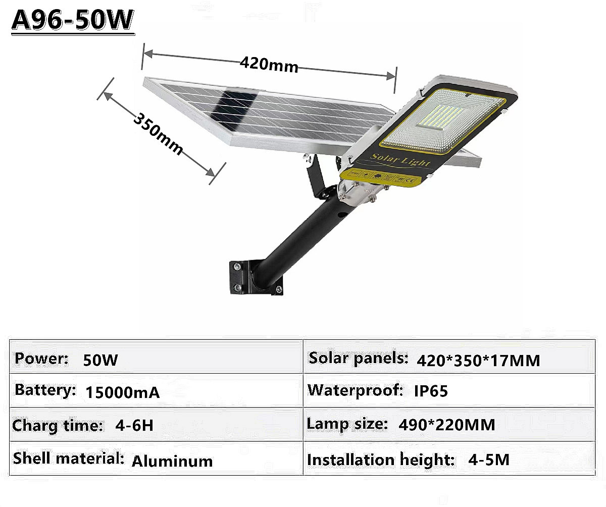 IP65 outdoor waterproof solar street lamp solar garden lamp square street lamp