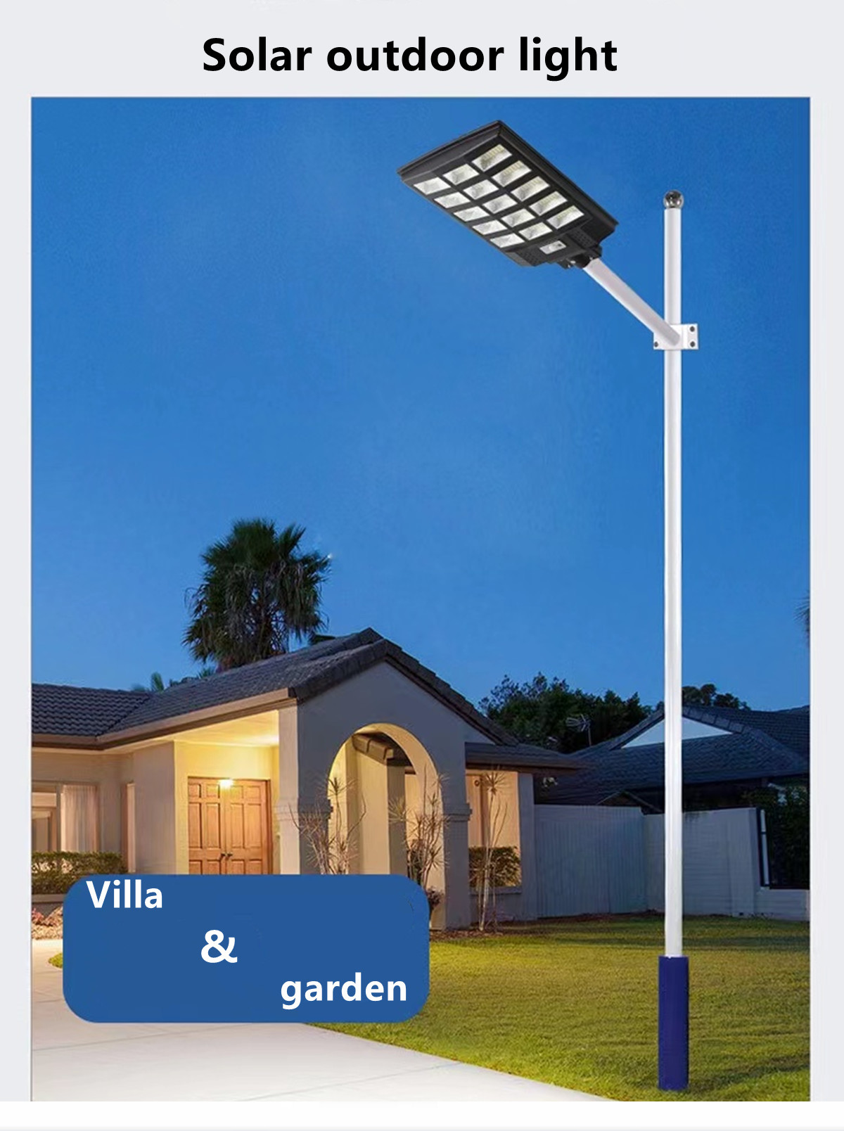 IP65 outdoor waterproof solar street lamp solar garden lamp square street lamp