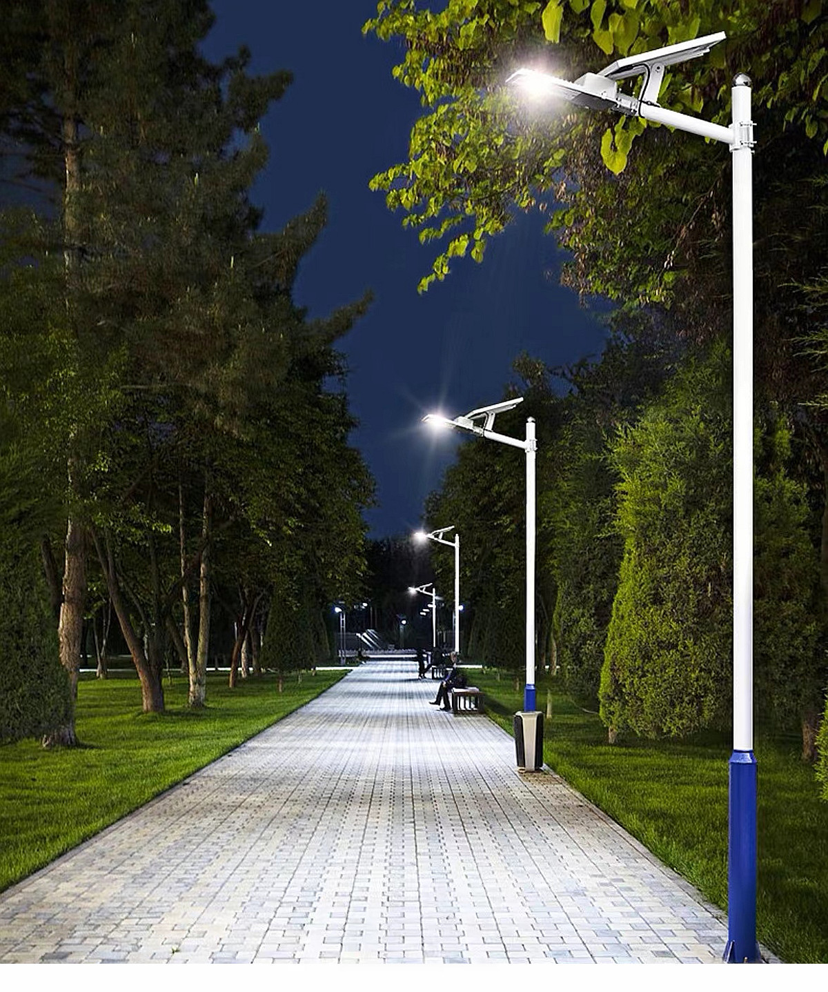 IP65 outdoor waterproof solar street lamp solar garden lamp square street lamp