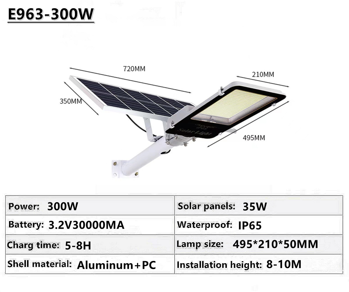 IP65 outdoor waterproof solar street lamp solar garden lamp square street lamp