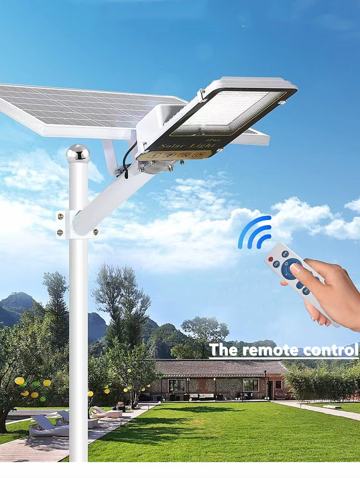 IP65 outdoor waterproof solar street lamp solar garden lamp square street lamp