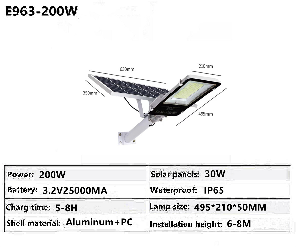 IP65 outdoor waterproof solar street lamp solar garden lamp square street lamp