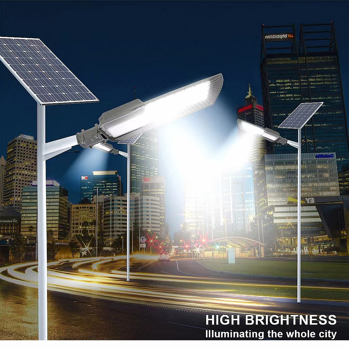 IP65 outdoor waterproof solar street lamp solar garden lamp square street lamp