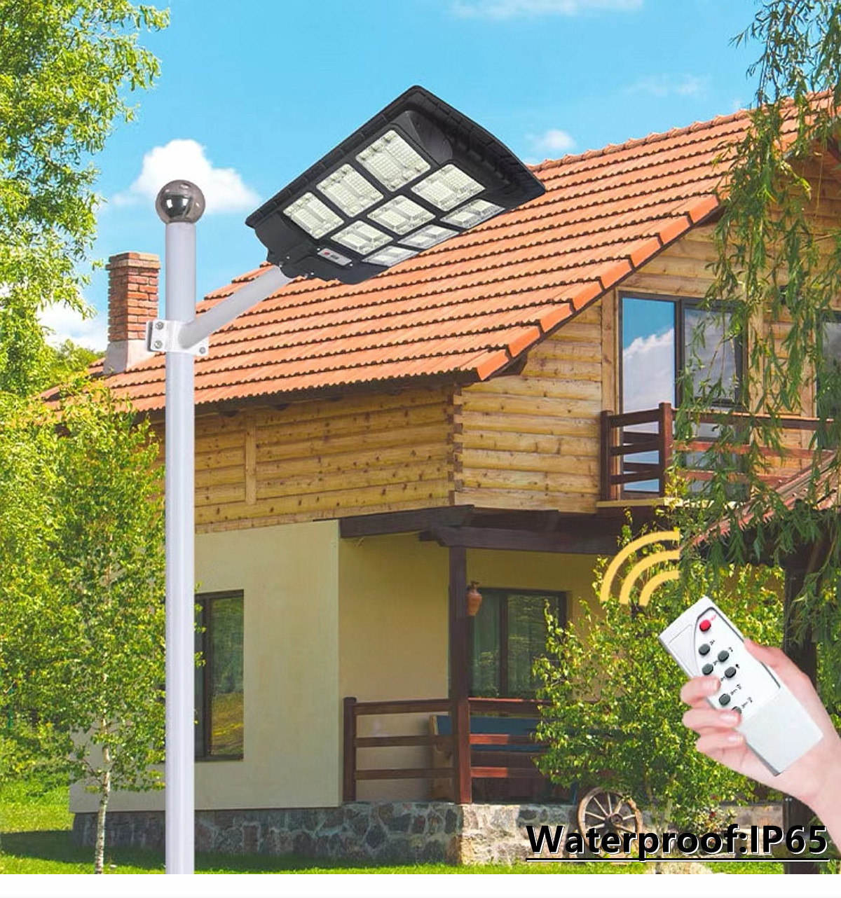 IP65 outdoor waterproof solar street lamp solar garden lamp square street lamp