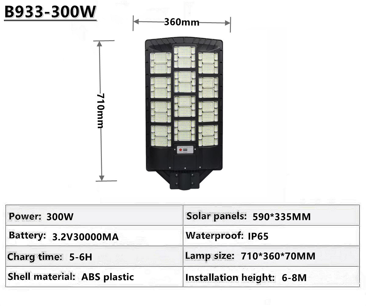 IP65 outdoor waterproof solar street lamp solar garden lamp square street lamp