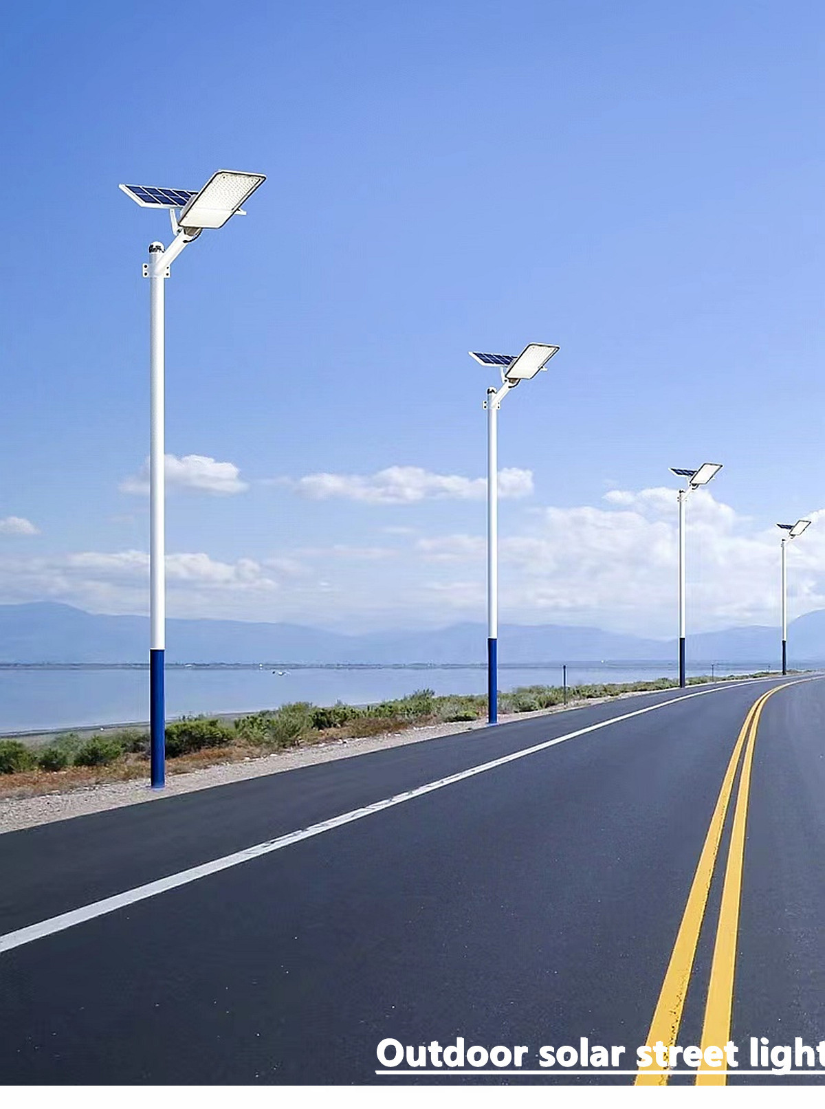 IP65 outdoor waterproof solar street lamp solar garden lamp square street lamp