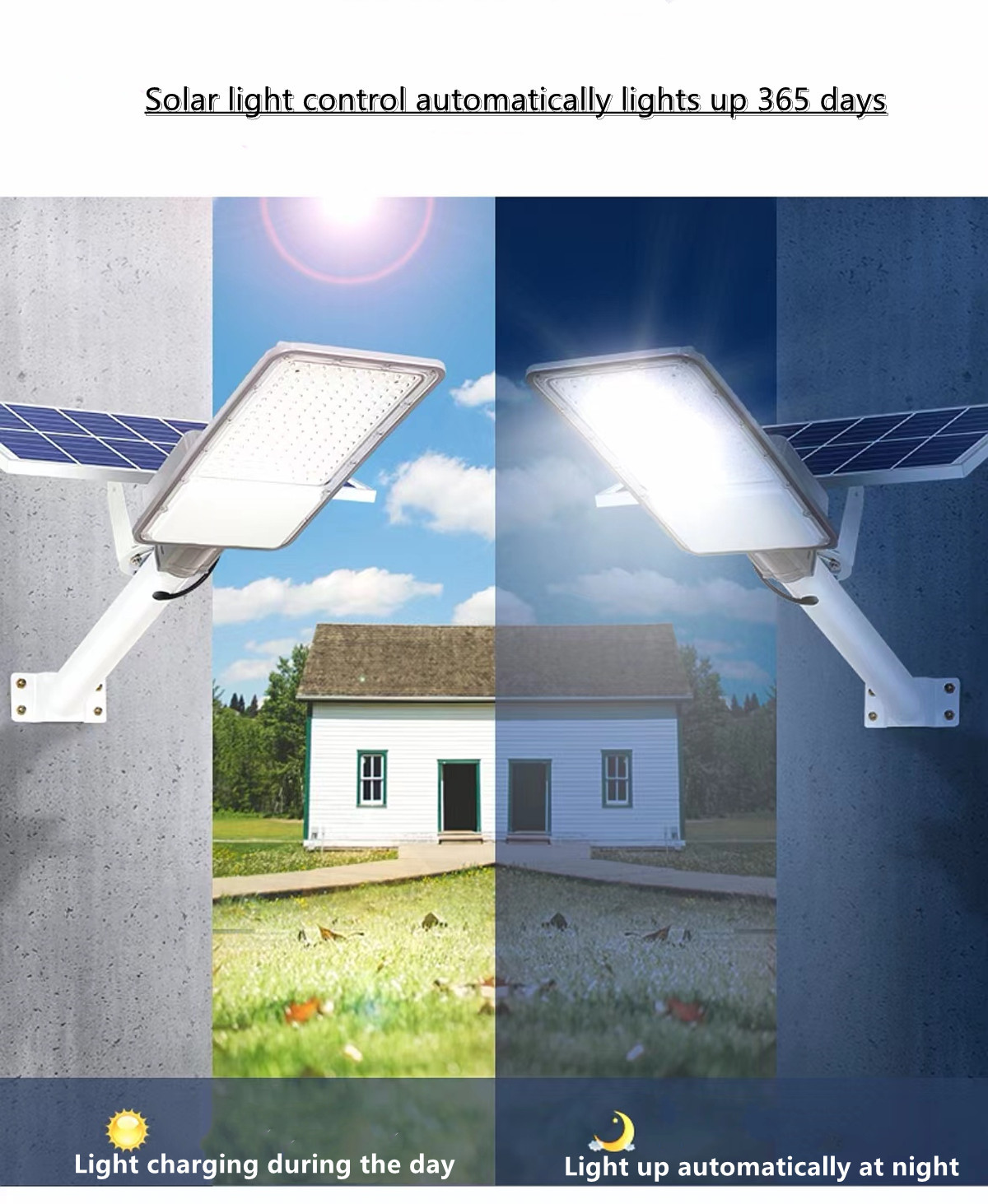 IP65 outdoor waterproof solar street lamp solar garden lamp square street lamp