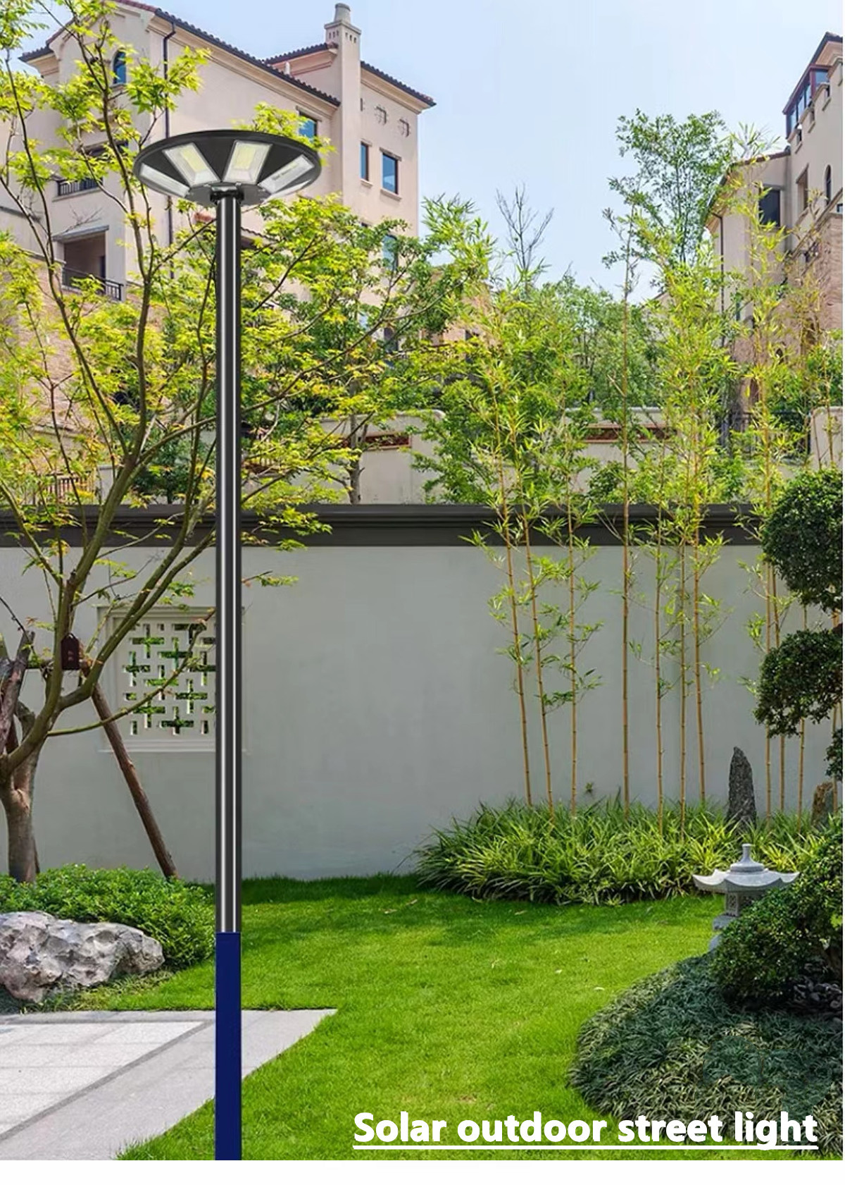 IP65 outdoor waterproof solar LED street lamp solar garden lamp  Villa, hotel，square solar street lamp
