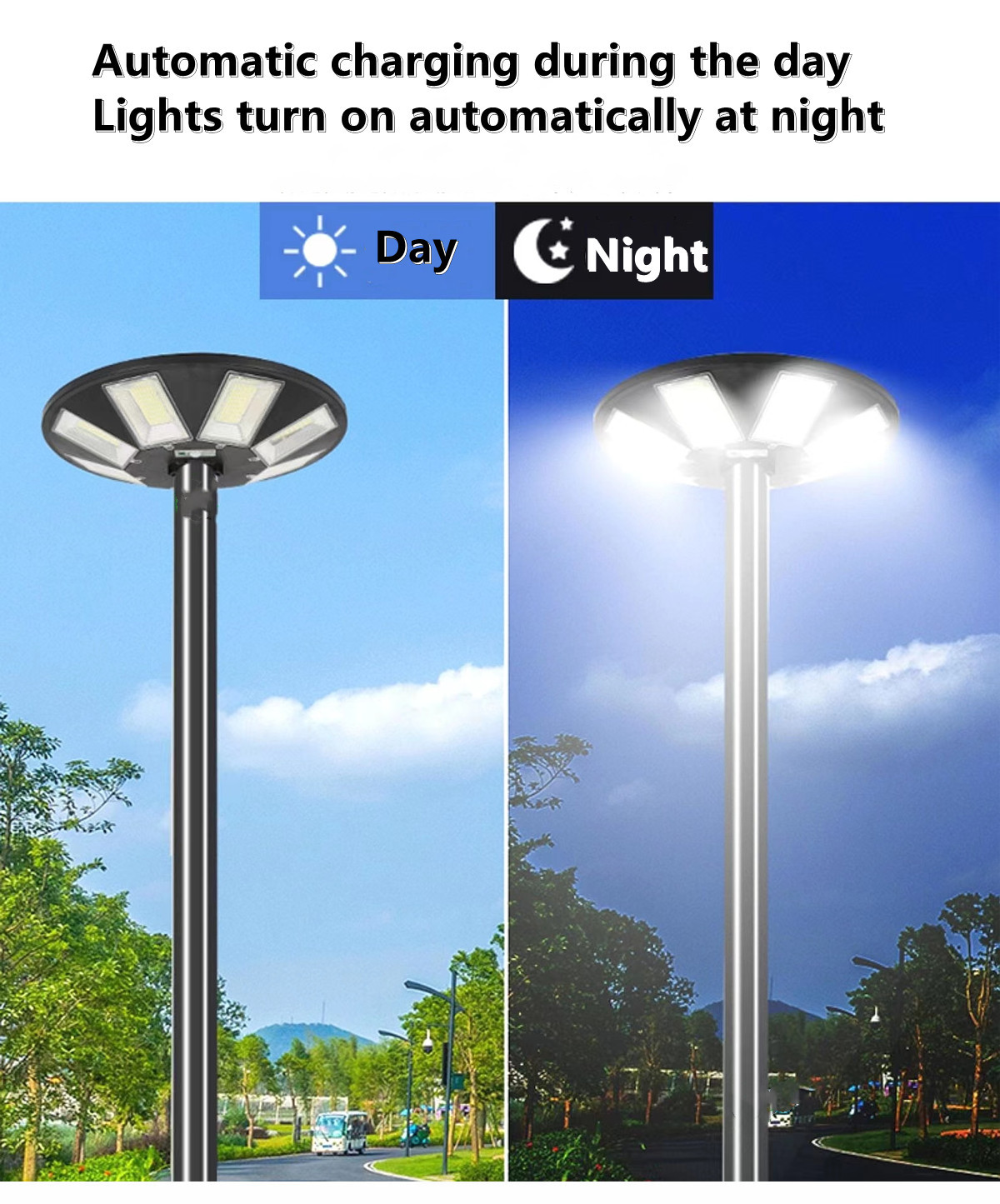 IP65 outdoor waterproof solar LED street lamp solar garden lamp  Villa, hotel，square solar street lamp