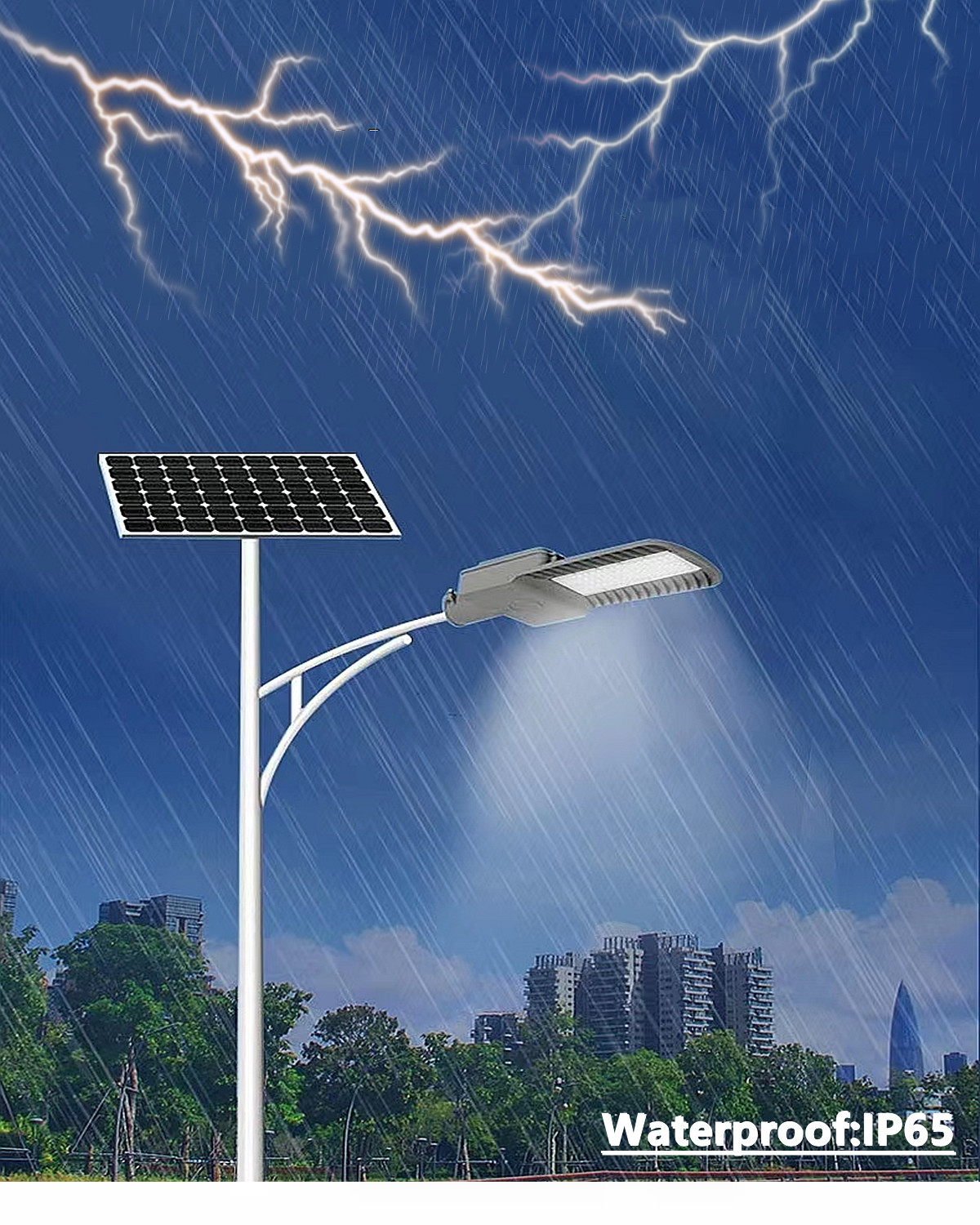 IP65 outdoor waterproof solar LED street lamp solar garden lamp  Villa, hotel，square solar street lamp