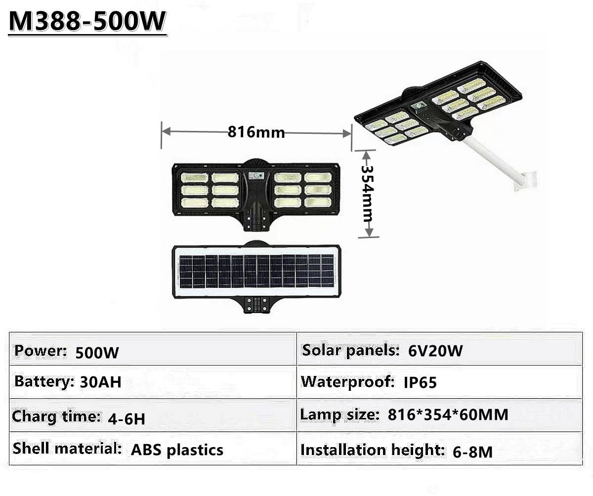 IP65 outdoor waterproof solar LED street lamp solar garden lamp  Villa, hotel，square solar street lamp