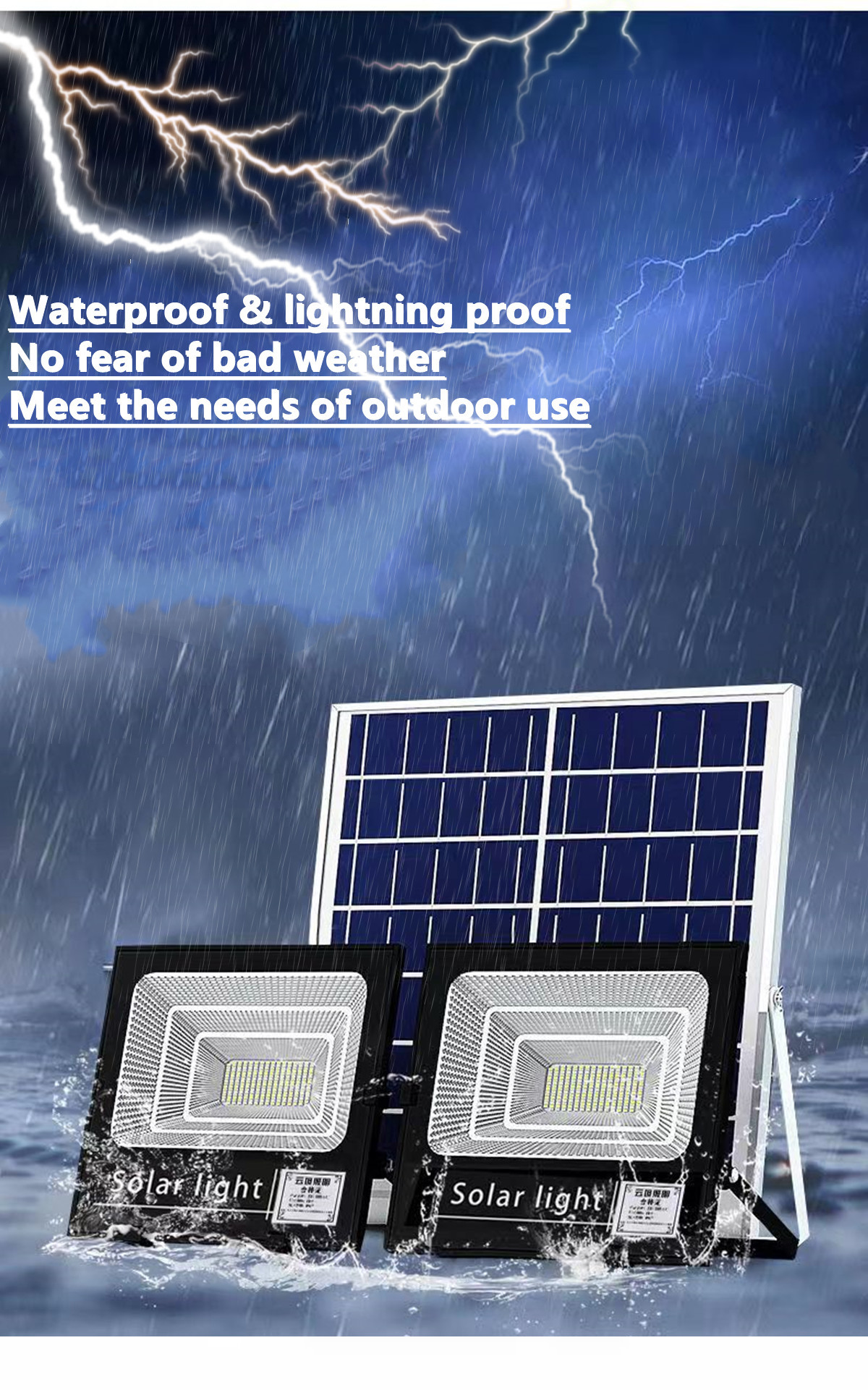 IP67 outdoor waterproof solar LED projection lamp solar garden lamp  Villa, hotel，square solar street lamp