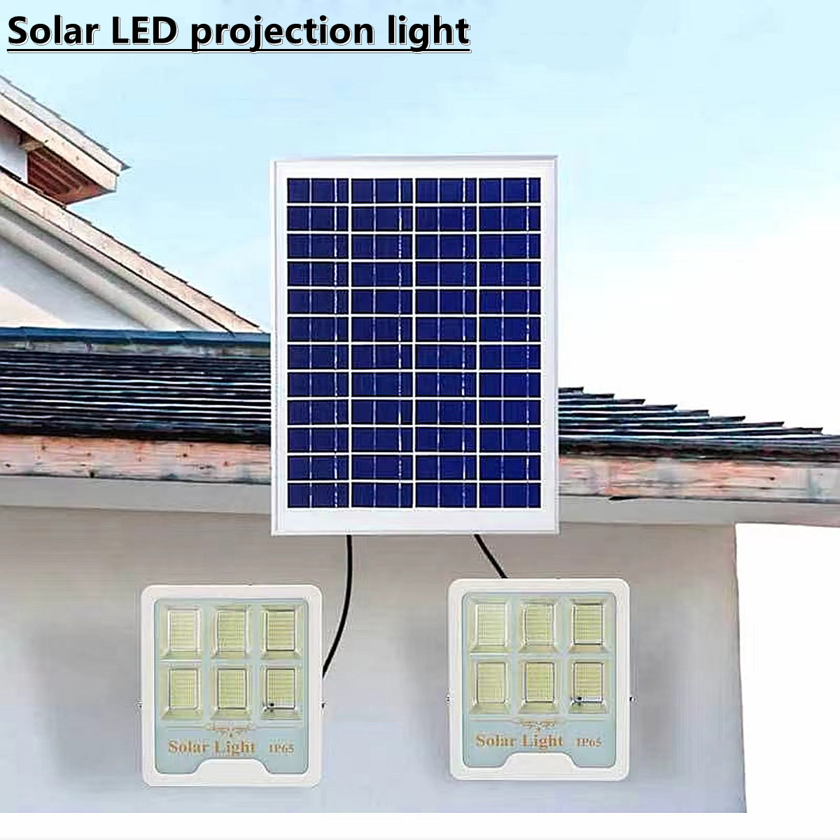 IP65 outdoor waterproof solar LED projection lamp solar garden lamp  Villa, hotel，square solar street lamp