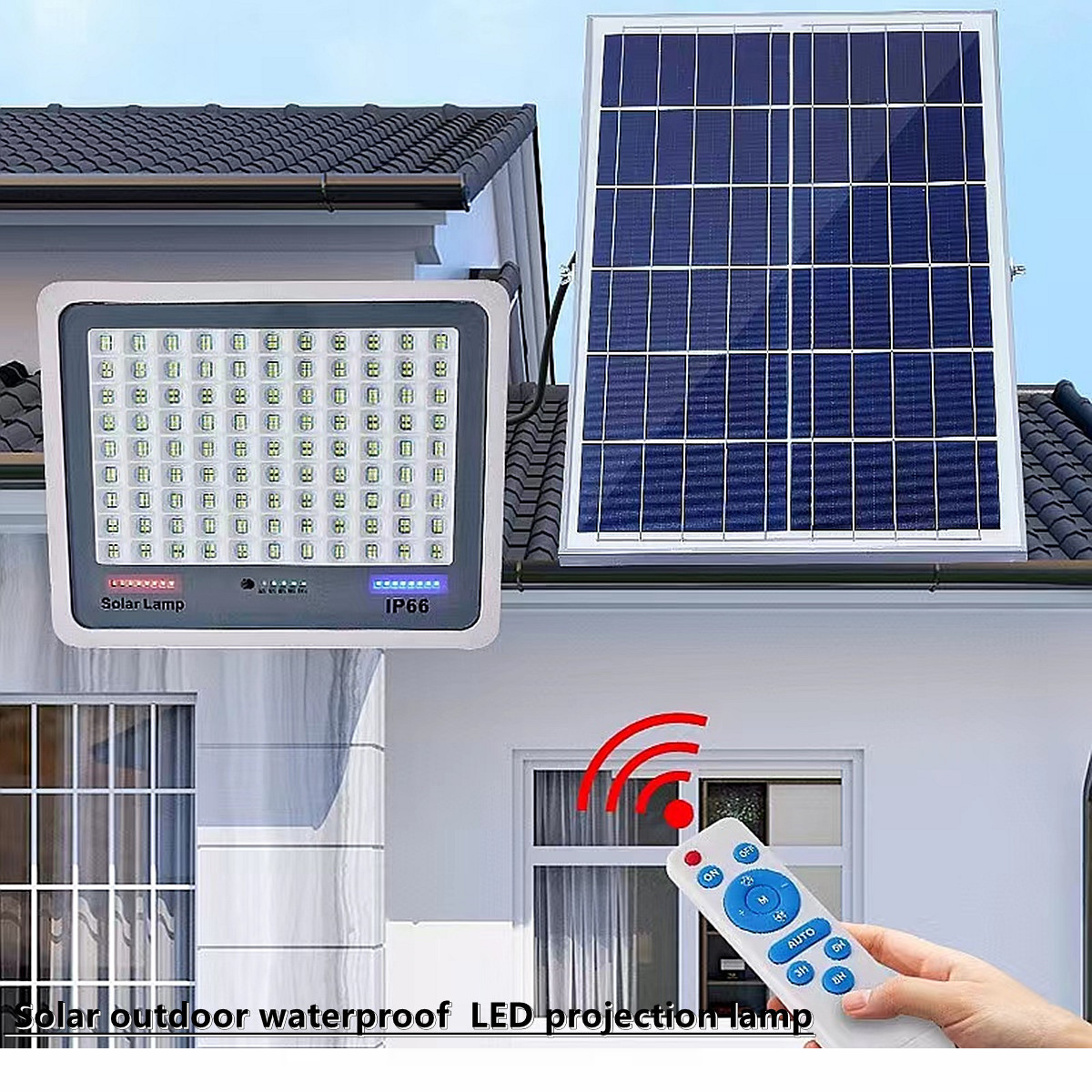IP66 outdoor waterproof solar LED projection lamp solar garden lamp  Villa, hotel，square solar street lamp