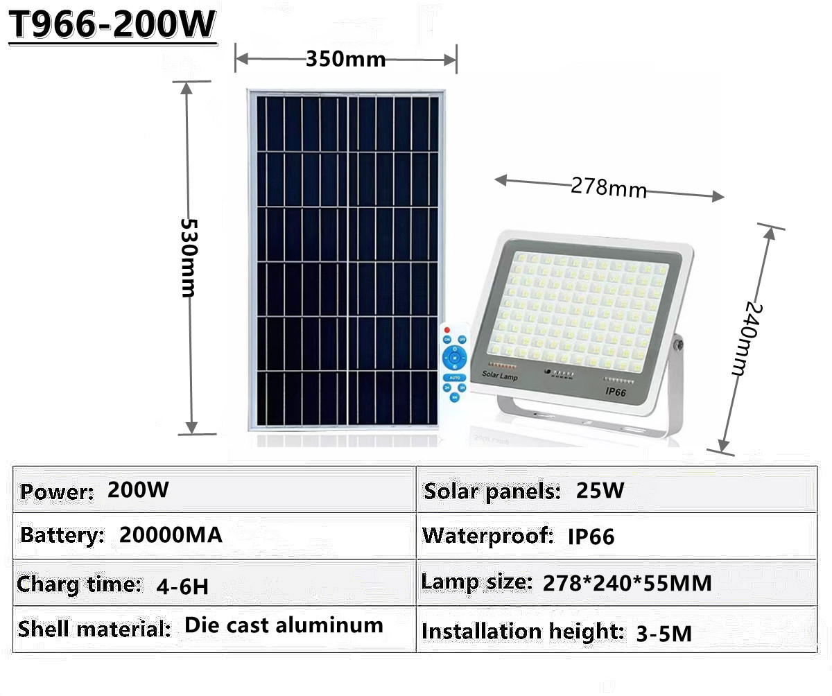 IP66 outdoor waterproof solar LED projection lamp solar garden lamp  Villa, hotel，square solar street lamp