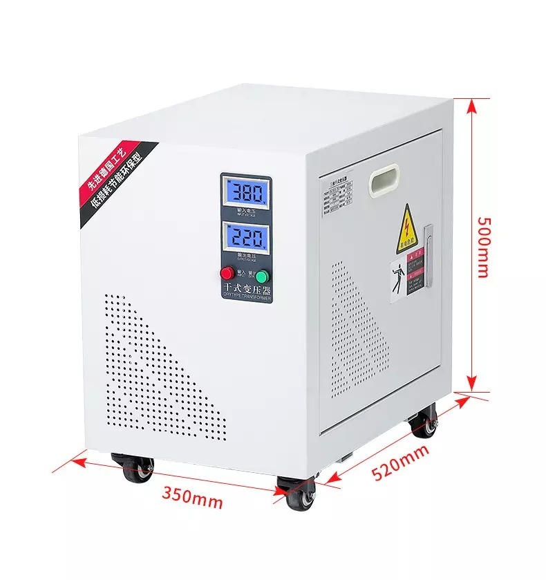 BGS-15 High quality 10KVA  3 Phase 380V to 220V Step Down automatic transformer