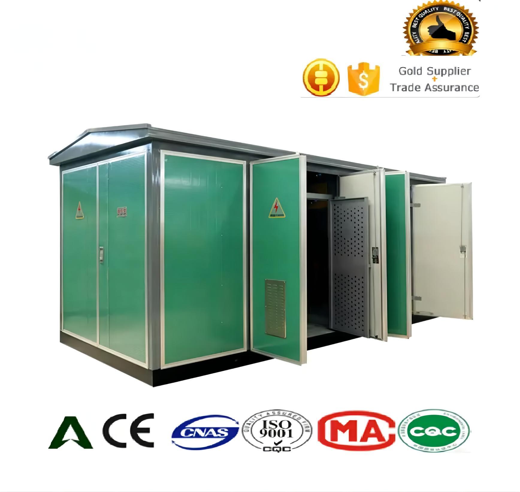 YB1-35/0.4-1250  combined 1250kva prefabricated mobile power compact substation/35kv box transformer substation