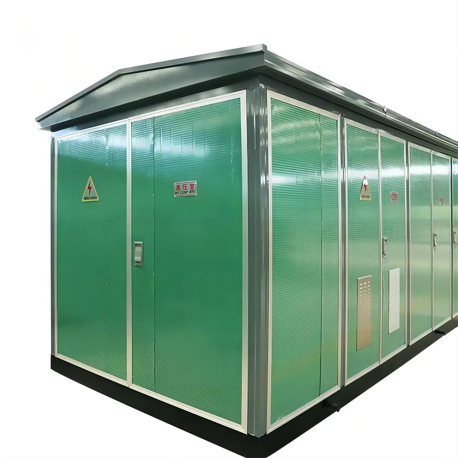 YB1-35/0.4-1250  combined 1250kva prefabricated mobile power compact substation/35kv box transformer substation