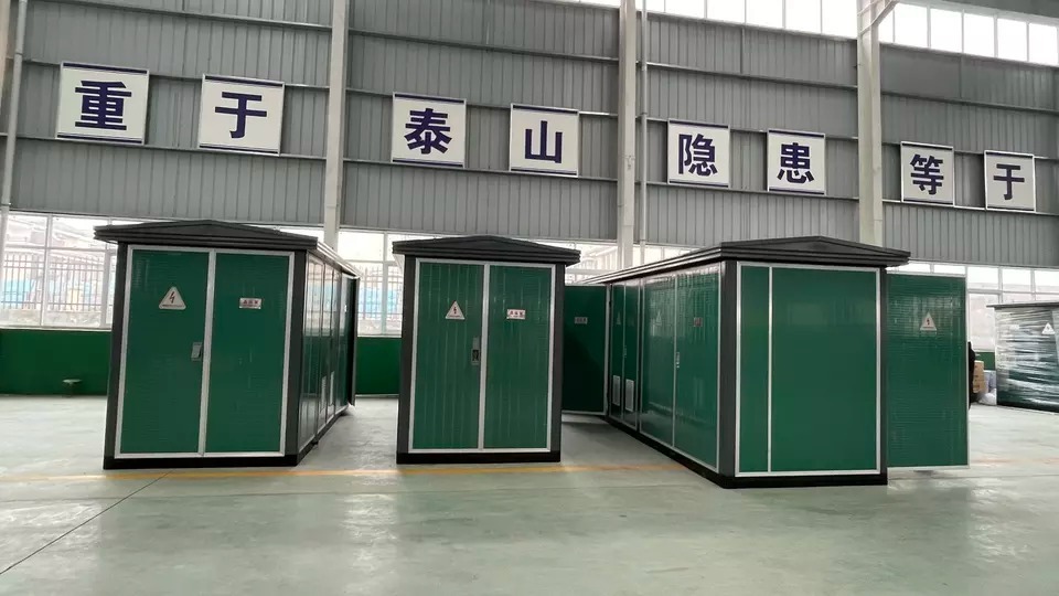 YB-1000/12 12kv 1000kva compact substation with components
