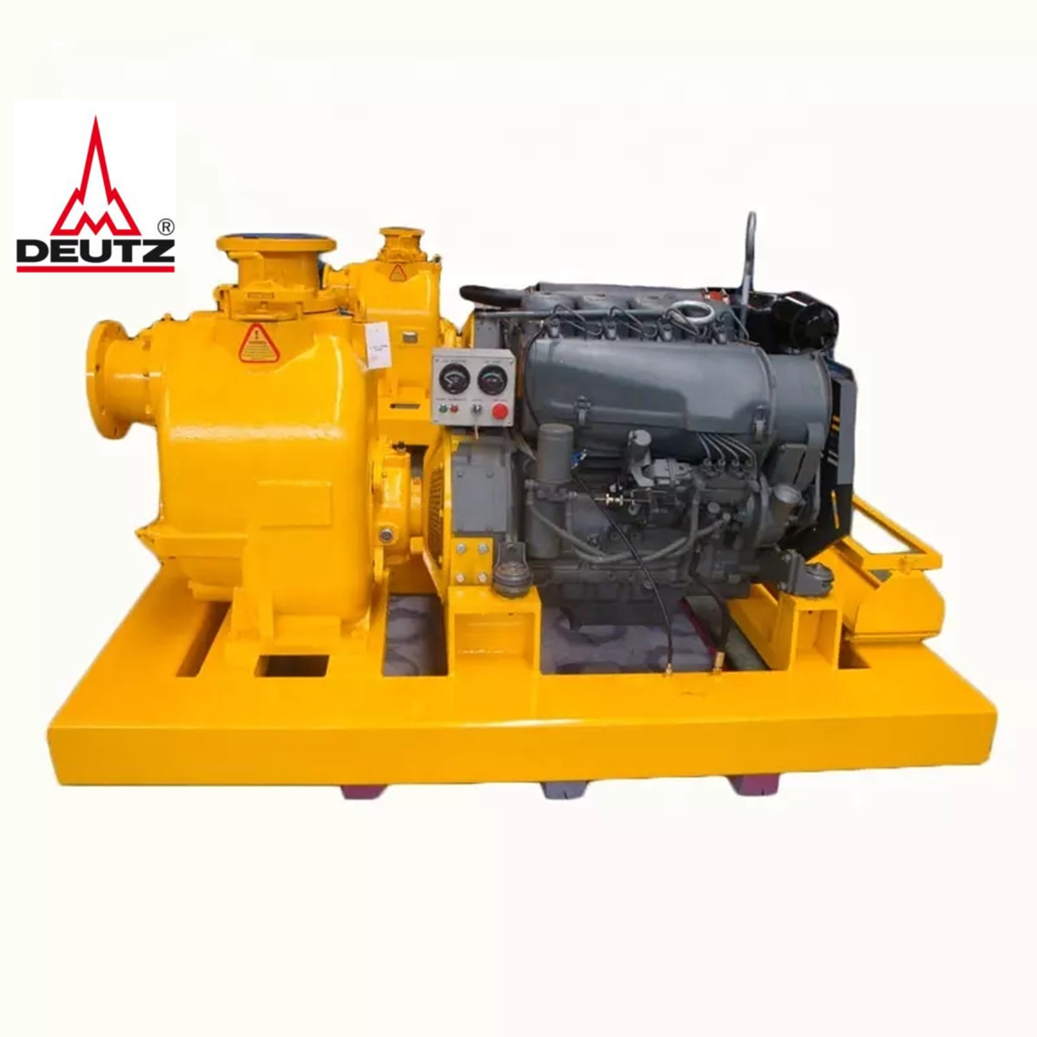 6 inch deutz diesel centrifugal sewage self priming pump