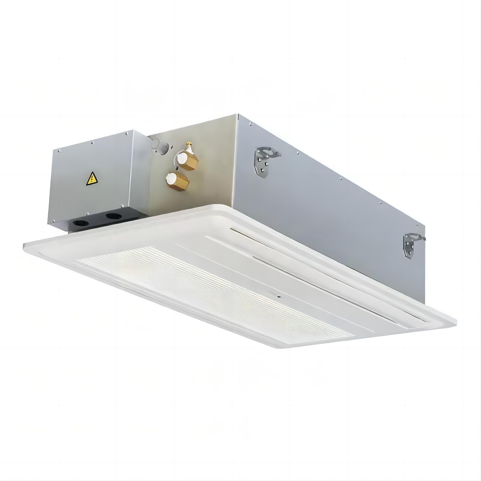 1-way cassette fcu water one way cassette fan coil unit for hotel