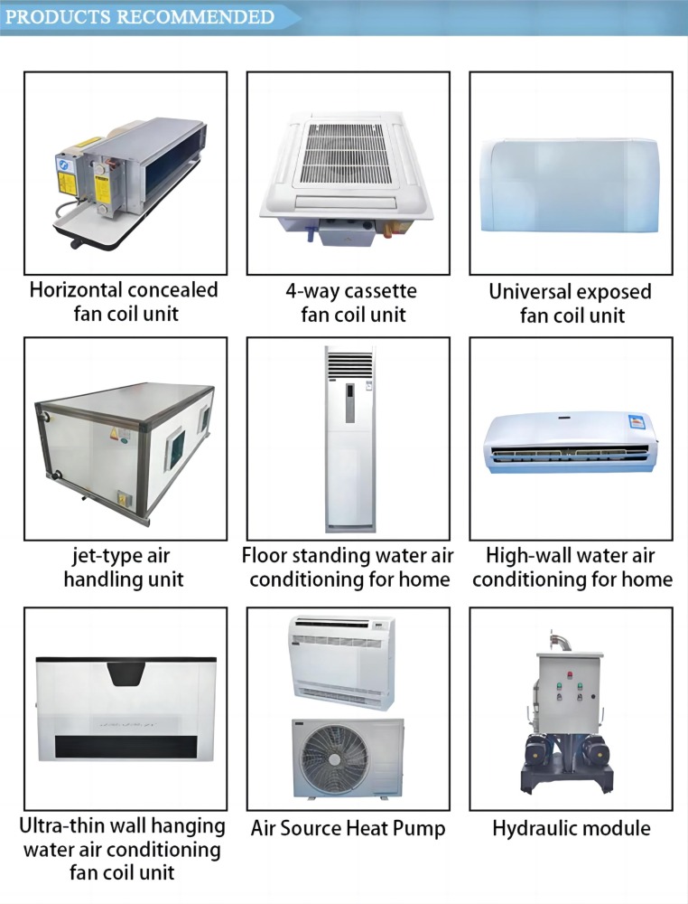 Abs Fan Coil Unit with Ceiling Type Four Way Cassette Water Fan Coil Unit