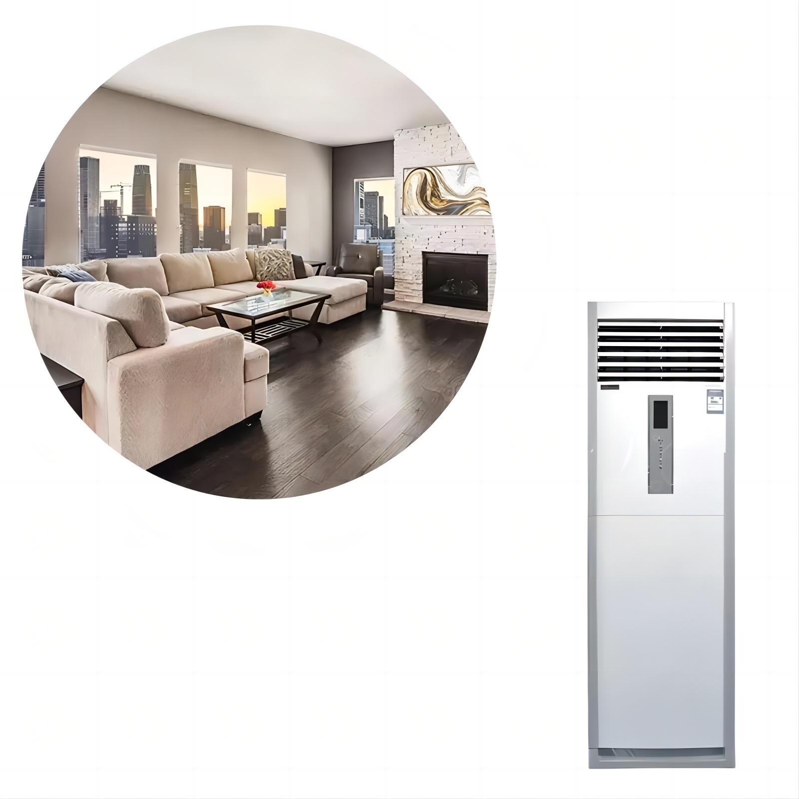 Floor standing cabinet vertical fan coil unit
