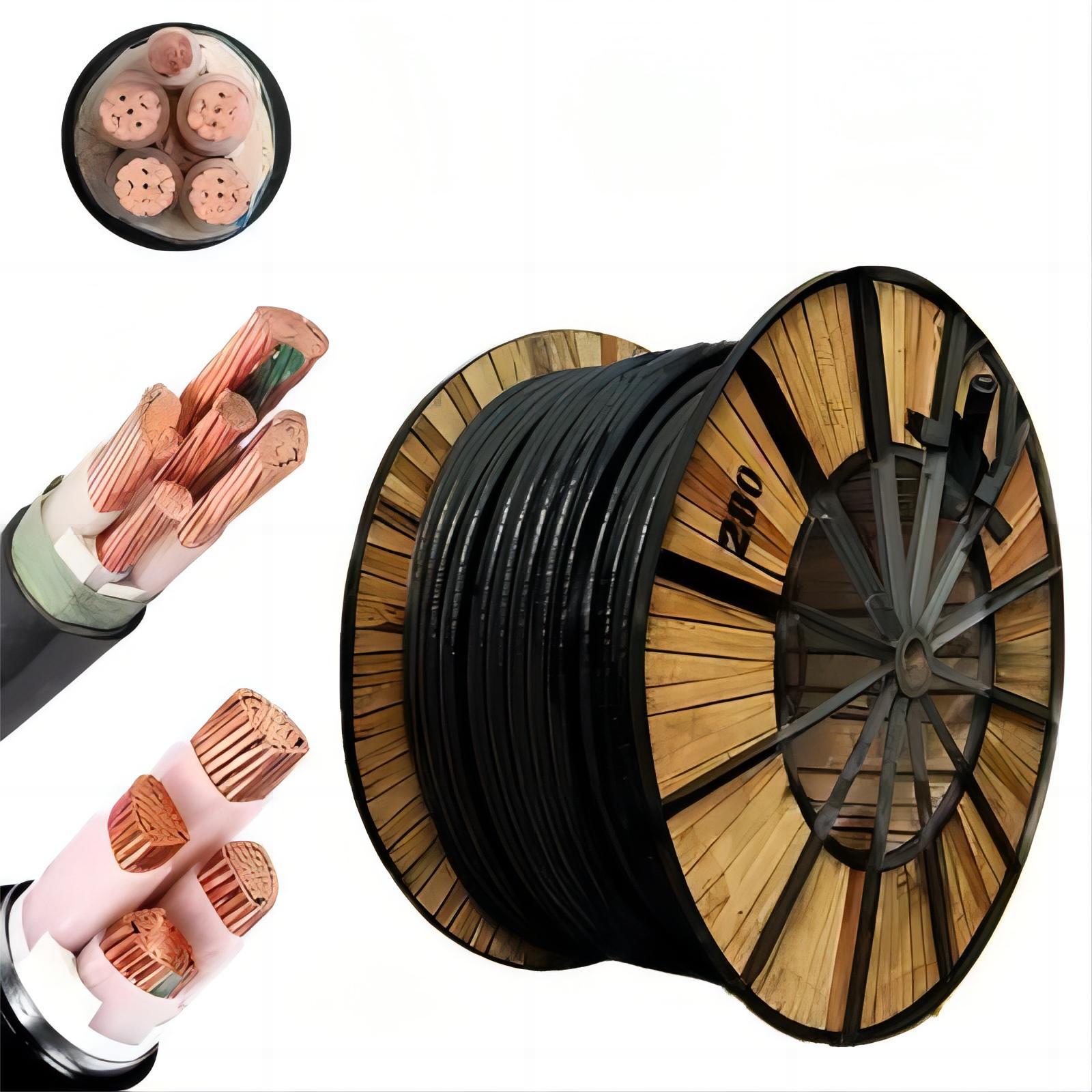Pvc Nyy 4X10mm2 Electrical Copper / Xlpe 11Kv Power Cable