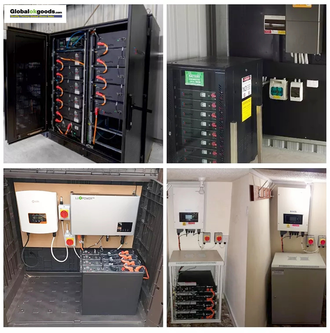 growatt lithium battery 5KW 10KW 20KW 40KW 100KW 400ah 200ah solar energy storage 48V/51.2V 100Ah 200Ah 400Ah LiFePO4 battery