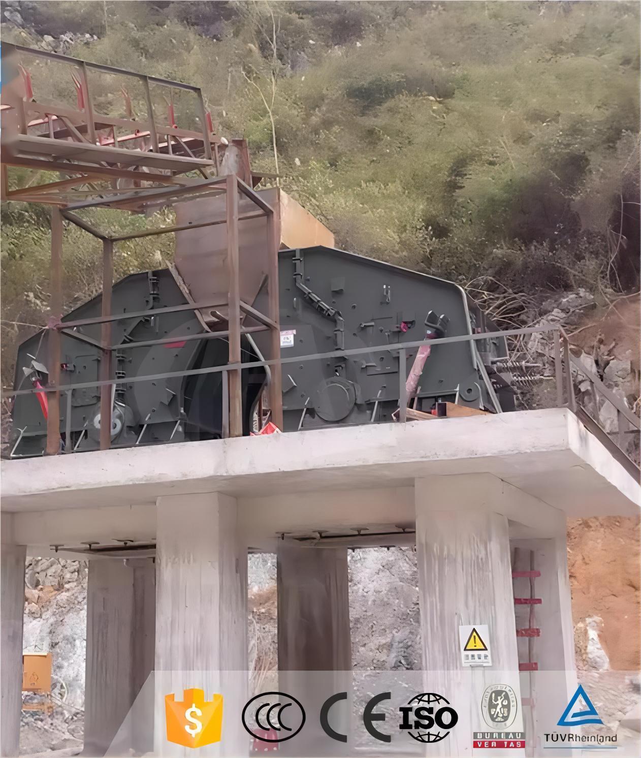 Low Cost Sintering Bauxite Single Rotor Impact Crusher