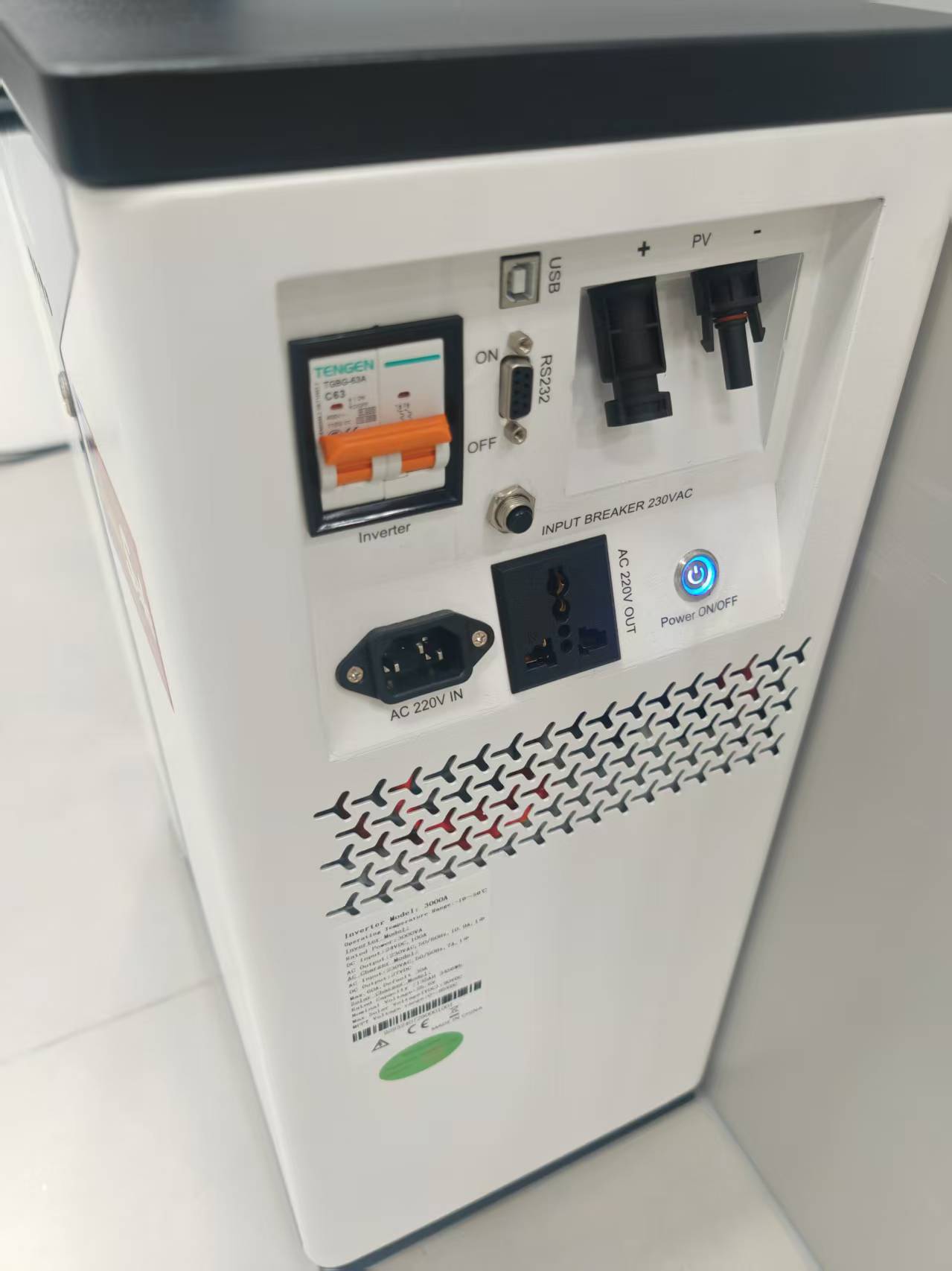 POWER:3KW Solar Power Generator Set+3.5KWH Lithium Battery +590W(5Pcs) original JinKo Monocrystalline silicon solar panel 100%POWER!