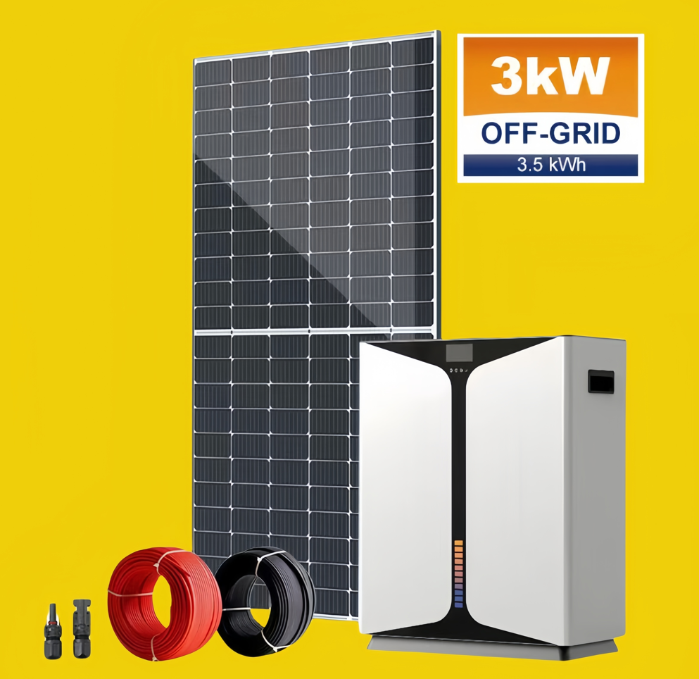 POWER:3KW Solar Power Generator Set+3.5KWH Lithium Battery +590W(5Pcs) original JinKo Monocrystalline silicon solar panel 100%POWER!