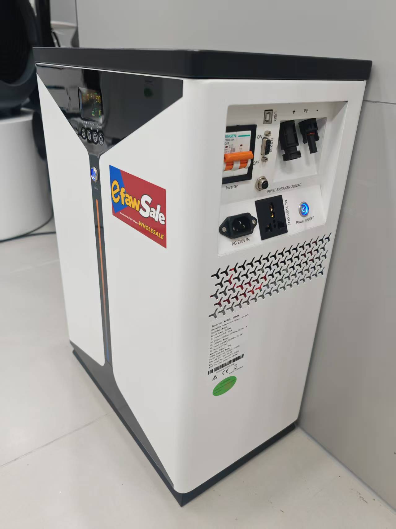 POWER:3KW Solar Power Generator Set+3.5KWH Lithium Battery +590W(5Pcs) original JinKo Monocrystalline silicon solar panel 100%POWER!